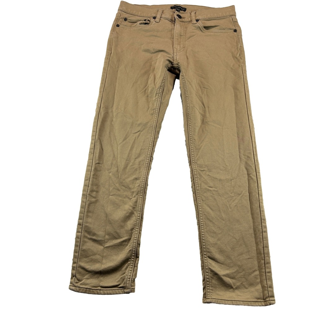 Banana Republic Pants Mens 30x29 Tan Slim Fit 5-Pocket Stretch Chino